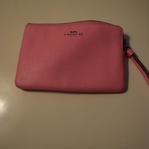 Pink Coach coin purse